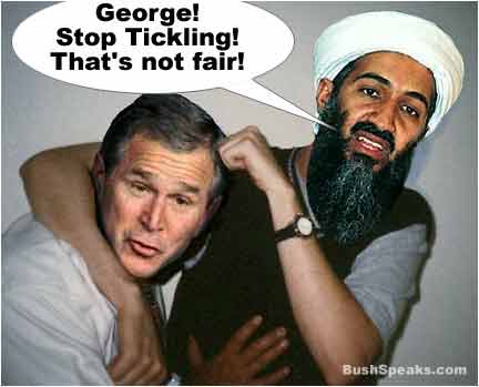 osama bin laden and george bush funny. Bin Laden and George Bush. in
